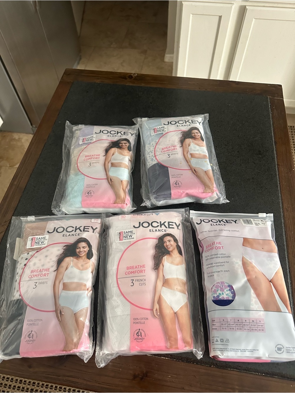 Jockey Elance Women’s Briefs Pack - all 5 packs $60 - 15 pair total - 3 per pack